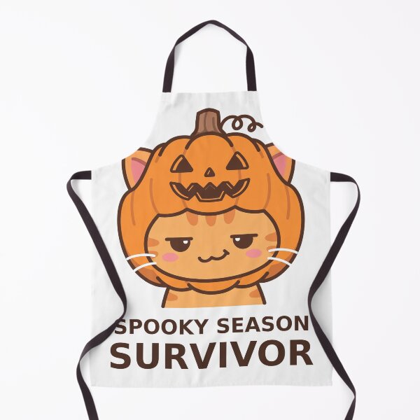 Item preview, Spooky Season Survivor - Kawaii Cat designed and sold by Visual Dept..