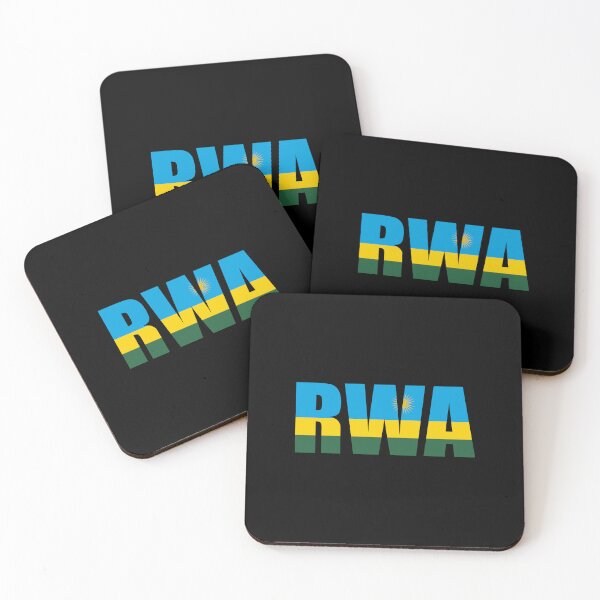 Item preview, Rwanda Flag Initials RW designed and sold by shitpostee.