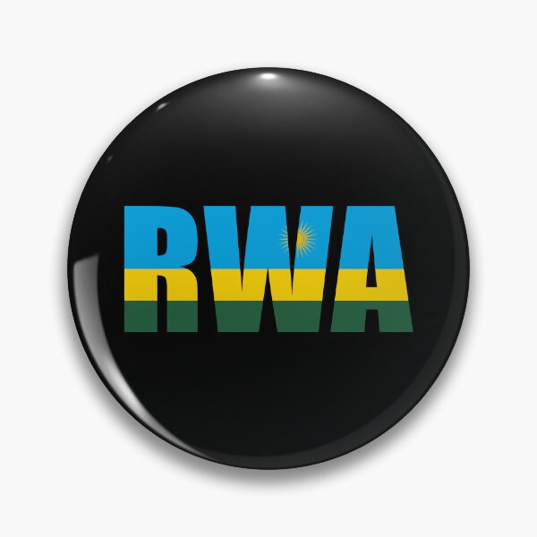 Item preview, Rwanda Flag Initials RW designed and sold by shitpostee.