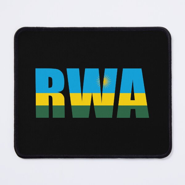 Item preview, Rwanda Flag Initials RW designed and sold by shitpostee.