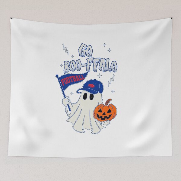 Item preview, Ghost Buffalo Bills Halloween  designed and sold by delllsdesigns.