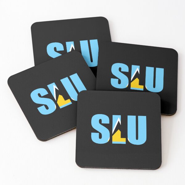 Item preview, Saint Lucia Flag Initials LC designed and sold by shitpostee.