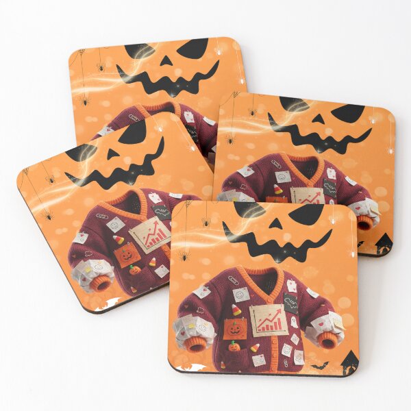 Item preview, 'Profit Before Panic' Halloween Office Swag :: Trick-or-Treat Treasurers designed and sold by Communication Optimists.