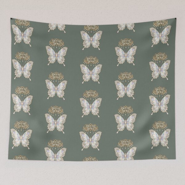 Item preview, Delicate by design - Laced Mother of pearl butterfly designed and sold by etherElric.