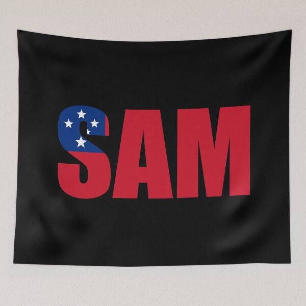 Item preview, Samoa Flag Initials WS designed and sold by shitpostee.