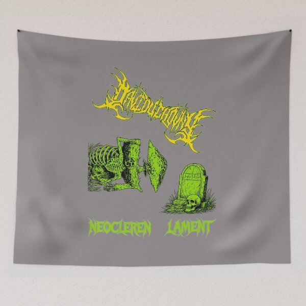 Item preview, DAVVECCHOUNE Skeleton Chainsaw Goregrind Metal Shirt-29 designed and sold by GreysoNicolas.