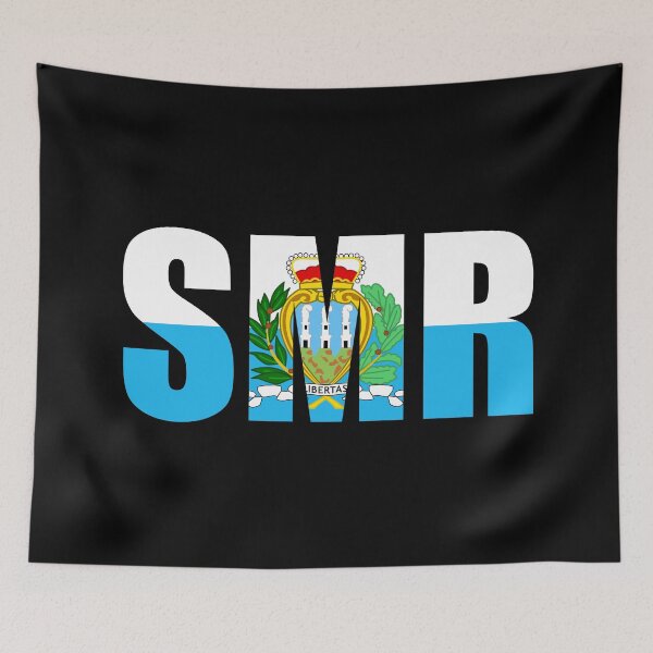 Item preview, San Marino Flag Initials SM designed and sold by shitpostee.
