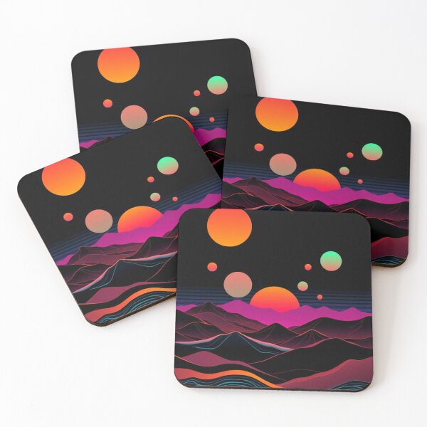 Item preview, Many Lands Under One Sun - Colorful Geometric Mountain & Sun Design designed and sold by MystiColo.