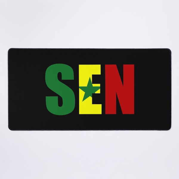 Item preview, Senegal Flag Initials SN designed and sold by shitpostee.