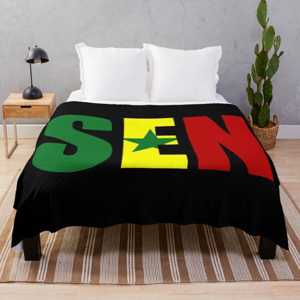 Item preview, Senegal Flag Initials SN designed and sold by shitpostee.