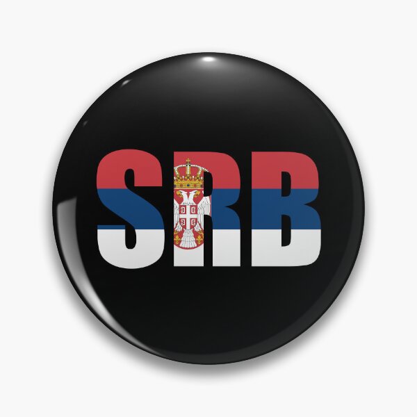 Item preview, Serbia Flag Initials RS designed and sold by shitpostee.