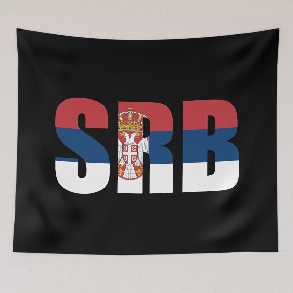 Item preview, Serbia Flag Initials RS designed and sold by shitpostee.