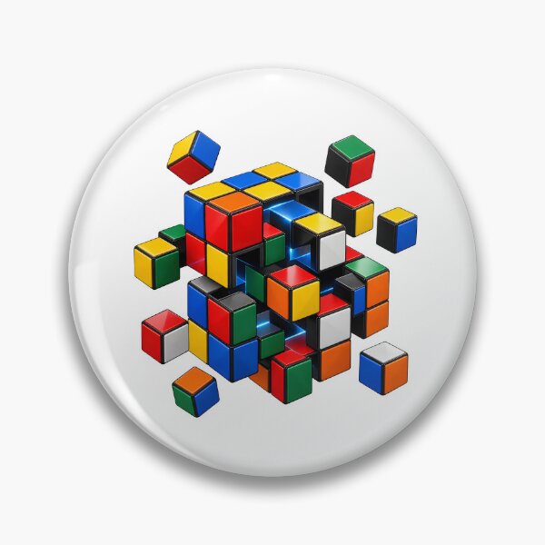 Item preview, Impossible Geometry Puzzle Cube – Surreal Dimensional Art designed and sold by builtforyou.