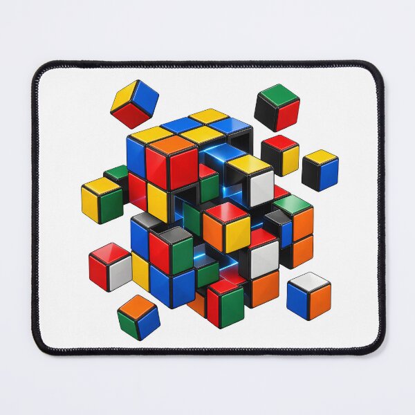 Item preview, Impossible Geometry Puzzle Cube – Surreal Dimensional Art designed and sold by builtforyou.