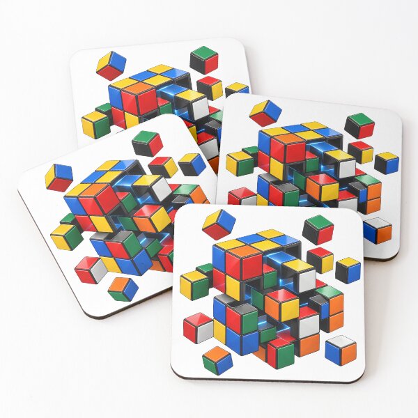 Item preview, Impossible Geometry Puzzle Cube – Surreal Dimensional Art designed and sold by builtforyou.