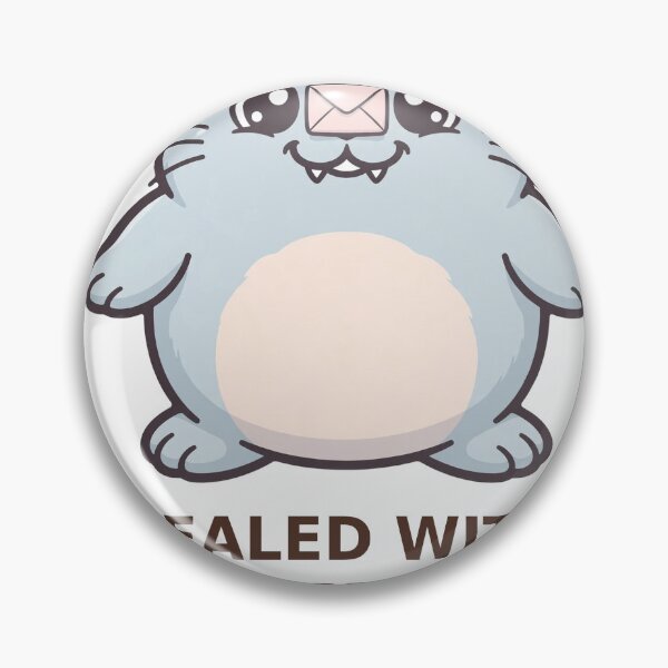 Item preview, Sealed with Anxiety - Kawaii Seal designed and sold by Visual Dept..