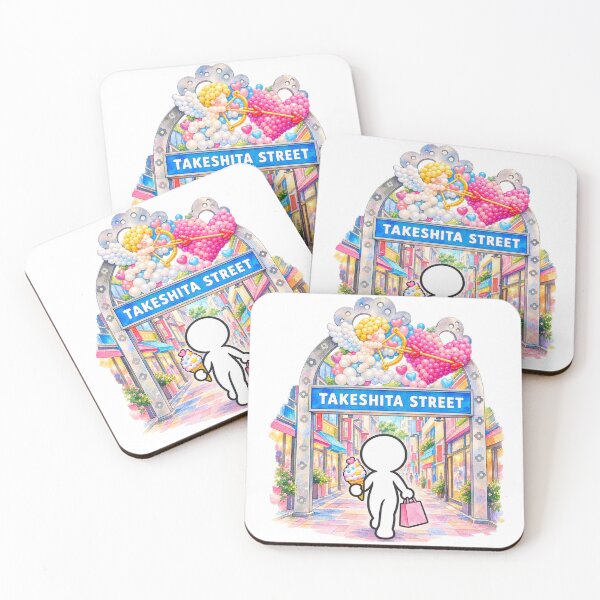 Item preview, Harajuku Takeshita Street Shopping - Kawaii Tokyo Travel Pictogram designed and sold by japan-picto.