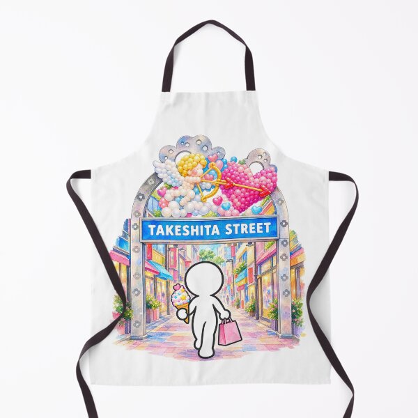 Item preview, Harajuku Takeshita Street Shopping - Kawaii Tokyo Travel Pictogram designed and sold by japan-picto.