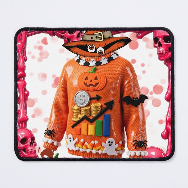 Item preview, 'Profit Before Panic' Halloween Office Swag :: Monsterous Productivity designed and sold by Communication Optimists.