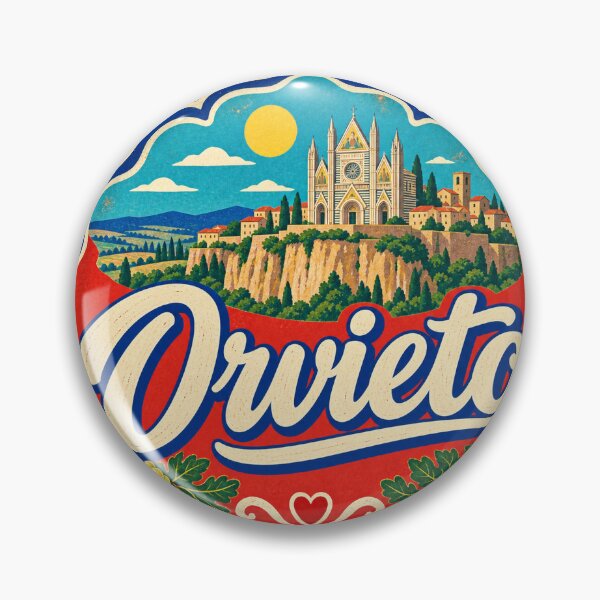 Item preview, Orvieto Italy Travel Souvenir Painted Italian Sign designed and sold by VisualArtsOasis.