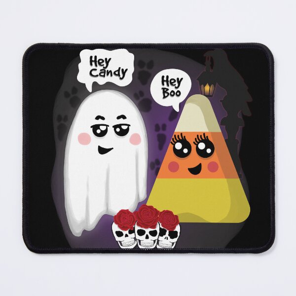 Item preview, Boo Ghost And Candy Corn Sweet Date designed and sold by WillowerStudio.