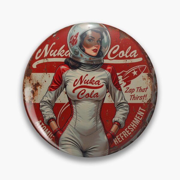 Item preview, Nuka-Girl Bottle Cap designed and sold by PinUpPavilion.