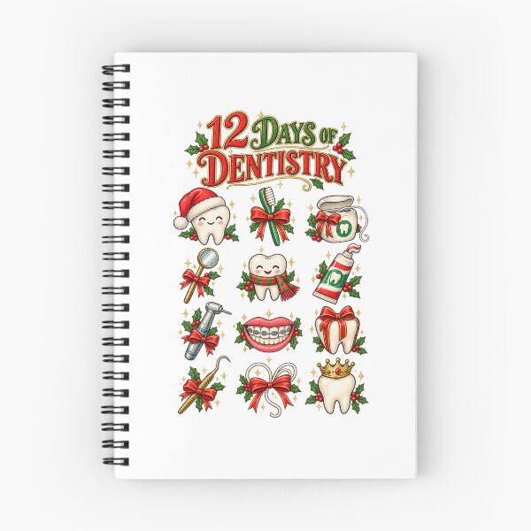 Item preview, 12 Days of Dentistry Christmas Dental Icons designed and sold by skyartdesign.