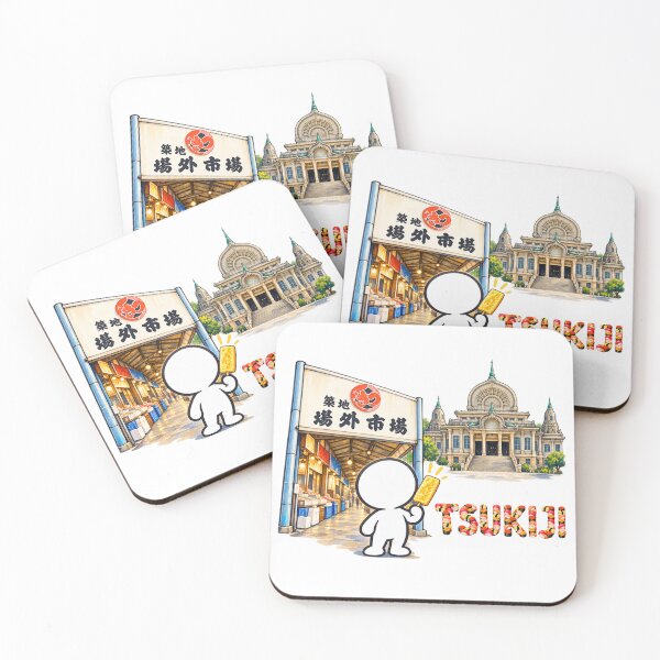Item preview, Tsukiji Outer Market & Hongwanji Temple - Tokyo Food Tour Pictogram designed and sold by japan-picto.