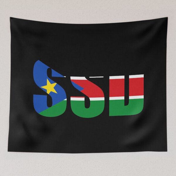 Item preview, South Sudan Flag Initials SS designed and sold by shitpostee.