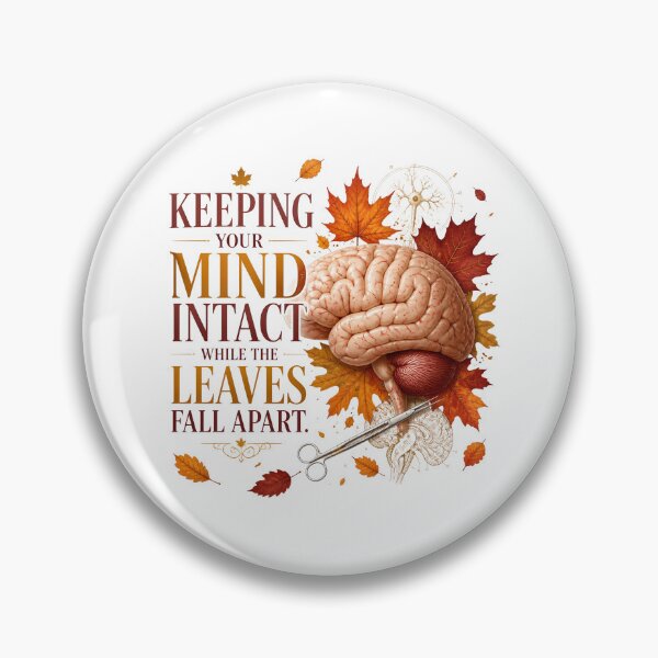 Item preview, Keeping Your Mind Intact While the Leaves Fall Apart – Funny Neurosurgeon Fall Design designed and sold by CuteDesignables.