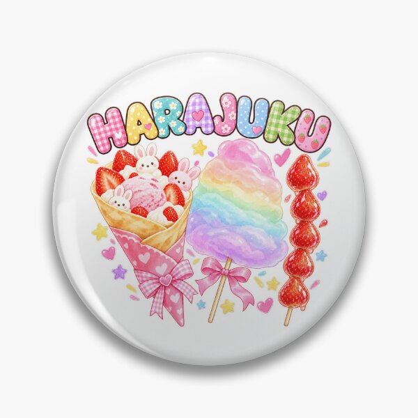 Item preview, Harajuku Street Food Sweets - Rainbow Crepe & Cotton Candy Kawaii designed and sold by japan-picto.