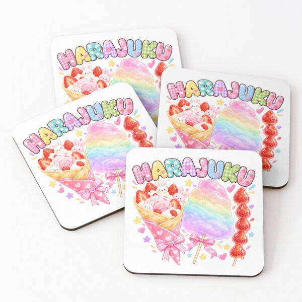 Item preview, Harajuku Street Food Sweets - Rainbow Crepe & Cotton Candy Kawaii designed and sold by japan-picto.