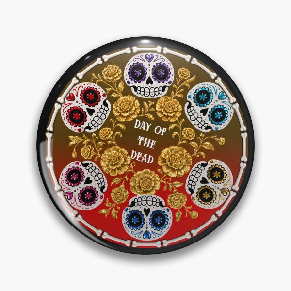 Item preview, DIA DE LOS MUERTOS 1B STICKER designed and sold by Geno59l.