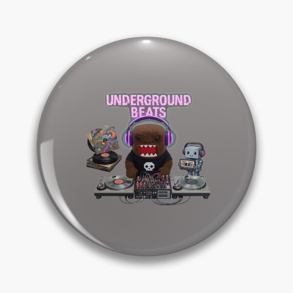 Item preview, Domo-kun DJ Turntable Headphone Plush-11 designed and sold by DollMonahan.