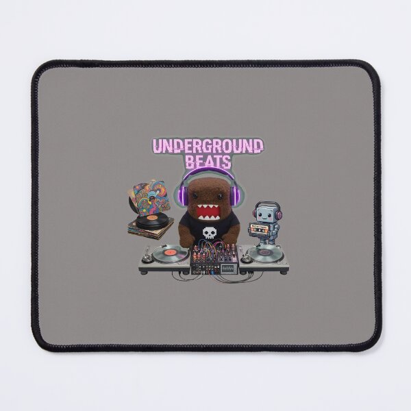 Item preview, Domo-kun DJ Turntable Headphone Plush-11 designed and sold by DollMonahan.