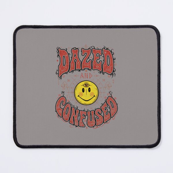 Item preview, Dazed and Confused Retro Typo Smiley Tee Shirt-18 designed and sold by AlexanJaskolski.