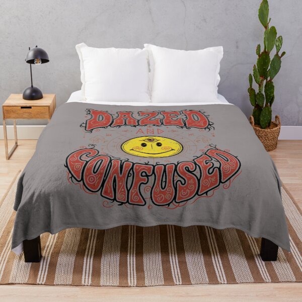 Item preview, Dazed and Confused Retro Typo Smiley Tee Shirt-18 designed and sold by AlexanJaskolski.