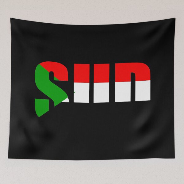 Artikelvorschau, Sudan-Flagge Initialen SD entworfen und verkauft von shitpostee.