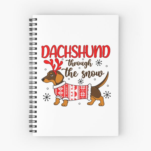 Item preview, Dachshund Through The Snow Christmas designed and sold by SamWoodrt.