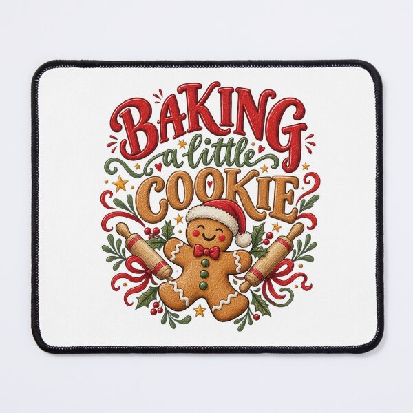 Item preview, Baking a Little Cookie Gingerbread Christmas designed and sold by skyartdesign.