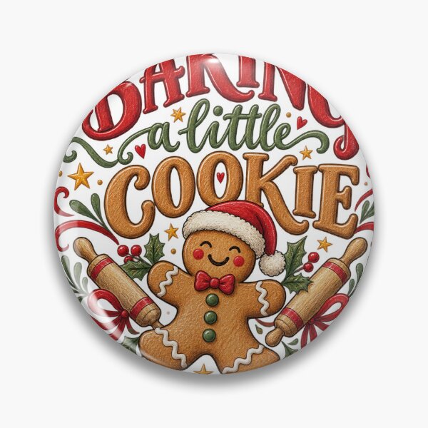 Item preview, Baking a Little Cookie Gingerbread Christmas designed and sold by skyartdesign.
