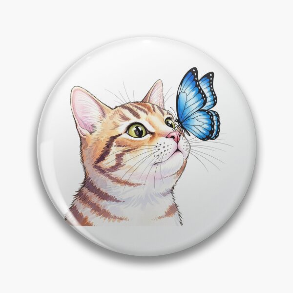 Item preview, Cat Butterfly Pet Lover designed and sold by minasarina.