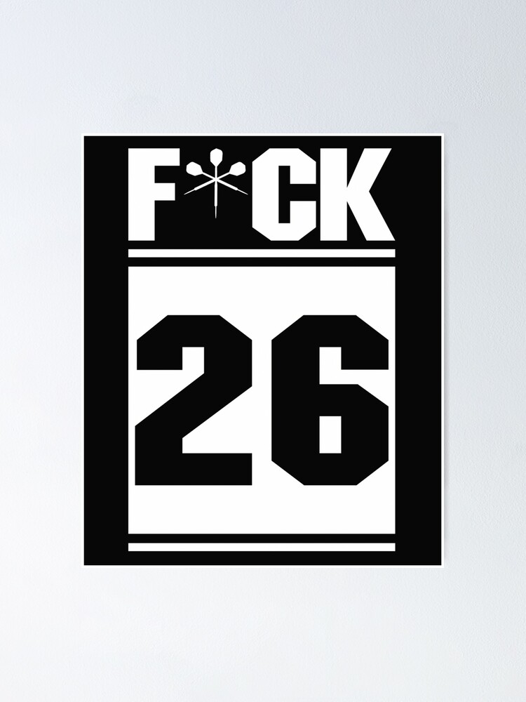 Thumbnail 1 of 3, Poster, Fck 26 designed and sold by RachealLanie.