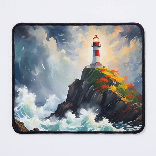 Item preview, Beacon Above the Raging Sea designed and sold by tambanow.