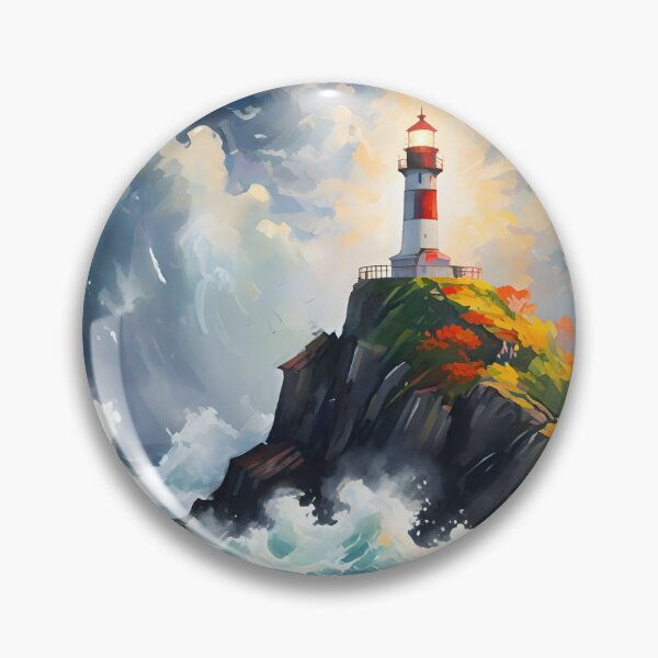 Item preview, Beacon Above the Raging Sea designed and sold by tambanow.