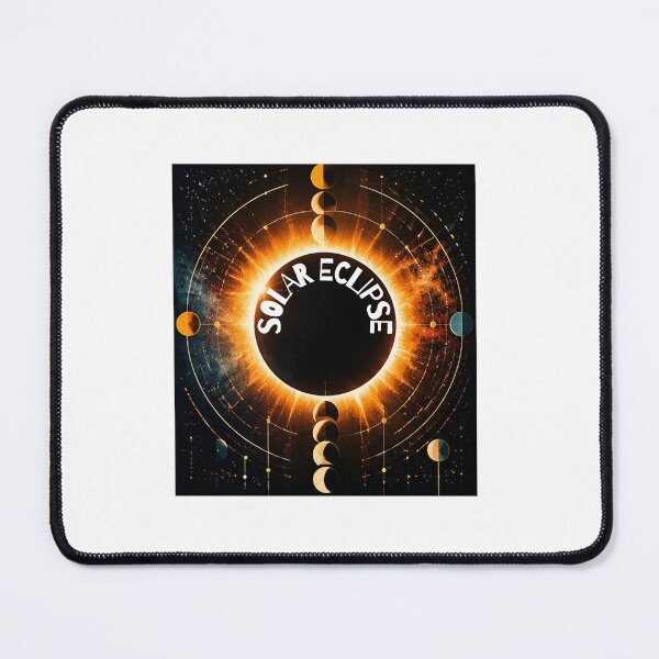 Item preview, Solar Eclipse Geometry Space Art designed and sold by Astronomerwilly.