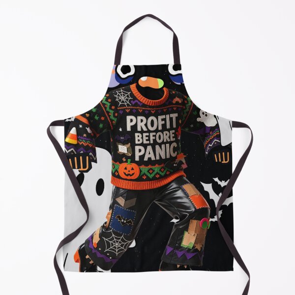 Item preview, 'Profit Before Panic' Halloween Office Swag :: DIY Deadlines designed and sold by Communication Optimists.