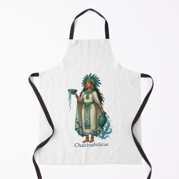 Item preview, Chalchiuhtlicue, the Mexica (Aztec) Goddess of Water, Lakes, and Rivers designed and sold by ArteTeoma.
