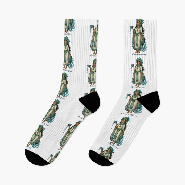 Item preview, Chalchiuhtlicue, the Mexica (Aztec) Goddess of Water, Lakes, and Rivers designed and sold by ArteTeoma.