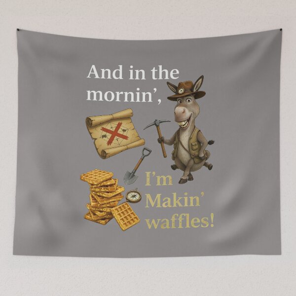 Item preview, Donkey Makin Waffles Meme Shirt-23 designed and sold by DollMonahan.